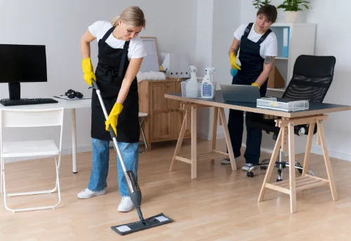 Nettoyage de bureau professionnel à Tessé-Froulay