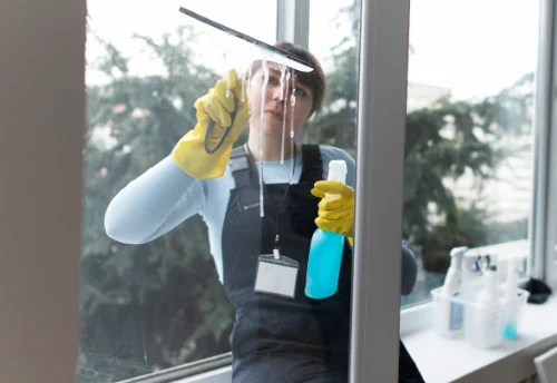 Nettoyage de vitres intérieures et extérieures à Tessé-Froulay